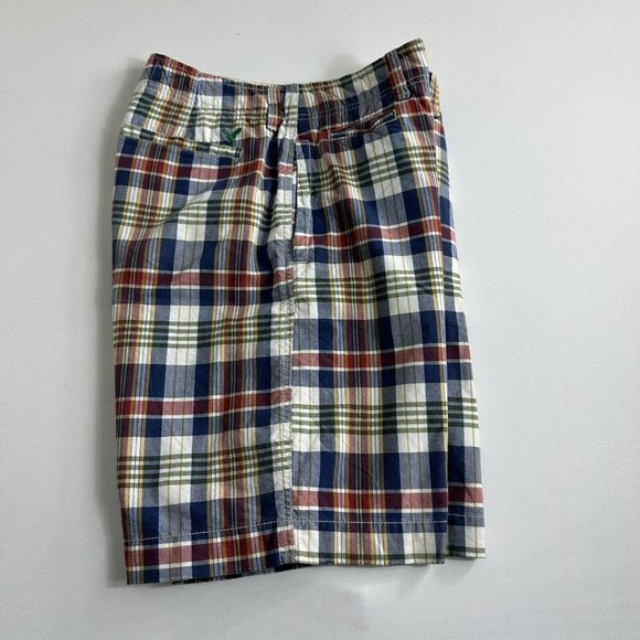 VTG American Eagle Outfitters Mens Longer Length Shorts Size 30 Multicolor Plaid - Picture 2 of 9
